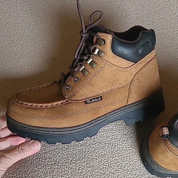 Youth Size 3 Thom McAn Leather Vintage Boots, Y2K - Picture 4 of 9